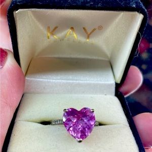 Kay Jewelers Heart Ring size 10